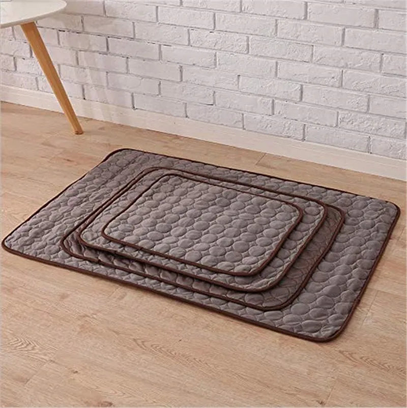 Pet Cooling Mat — Breathable Summer Pad for Dogs & Cats | Small to XXL | Sofa, Car & Home Use