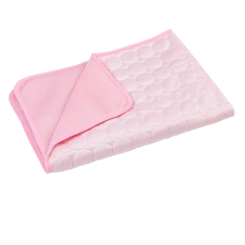 Pet Cooling Mat — Breathable Summer Pad for Dogs & Cats | Small to XXL | Sofa, Car & Home Use