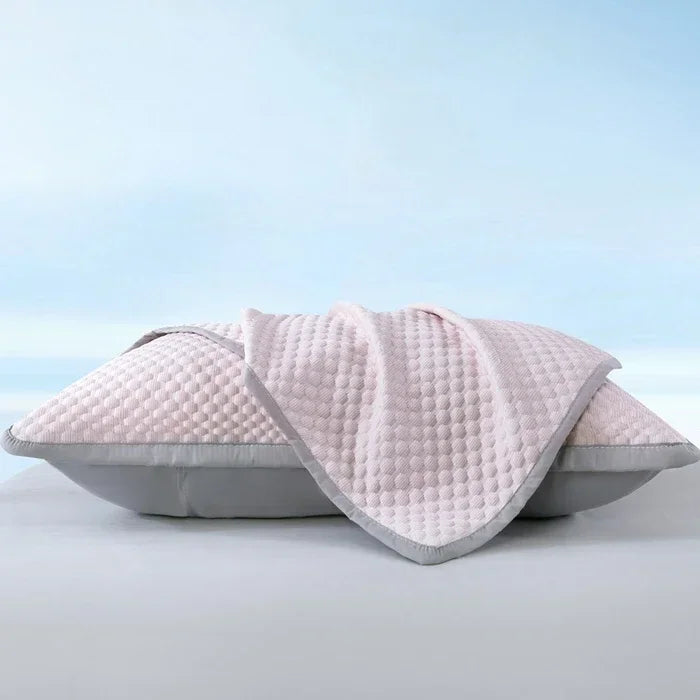 Cooling Pillowcase — Ice Silk Feel, Breathable & Washable Summer Pillow Cover | 48 × 74cm