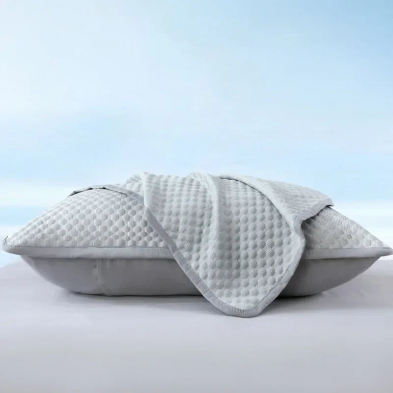 Cooling Pillowcase — Ice Silk Feel, Breathable & Washable Summer Pillow Cover | 48 × 74cm