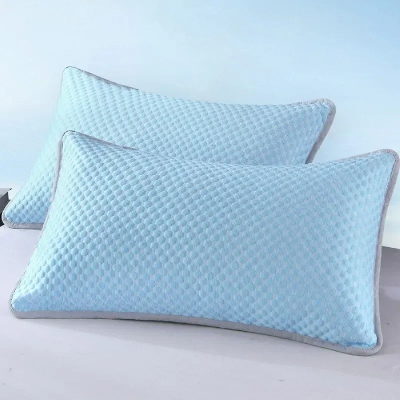 Cooling Pillowcase — Ice Silk Feel, Breathable & Washable Summer Pillow Cover | 48 × 74cm